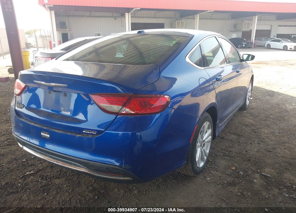 2016 CHRYSLER 200 LIMITED VIN: 1C3CCCAB3GN124593