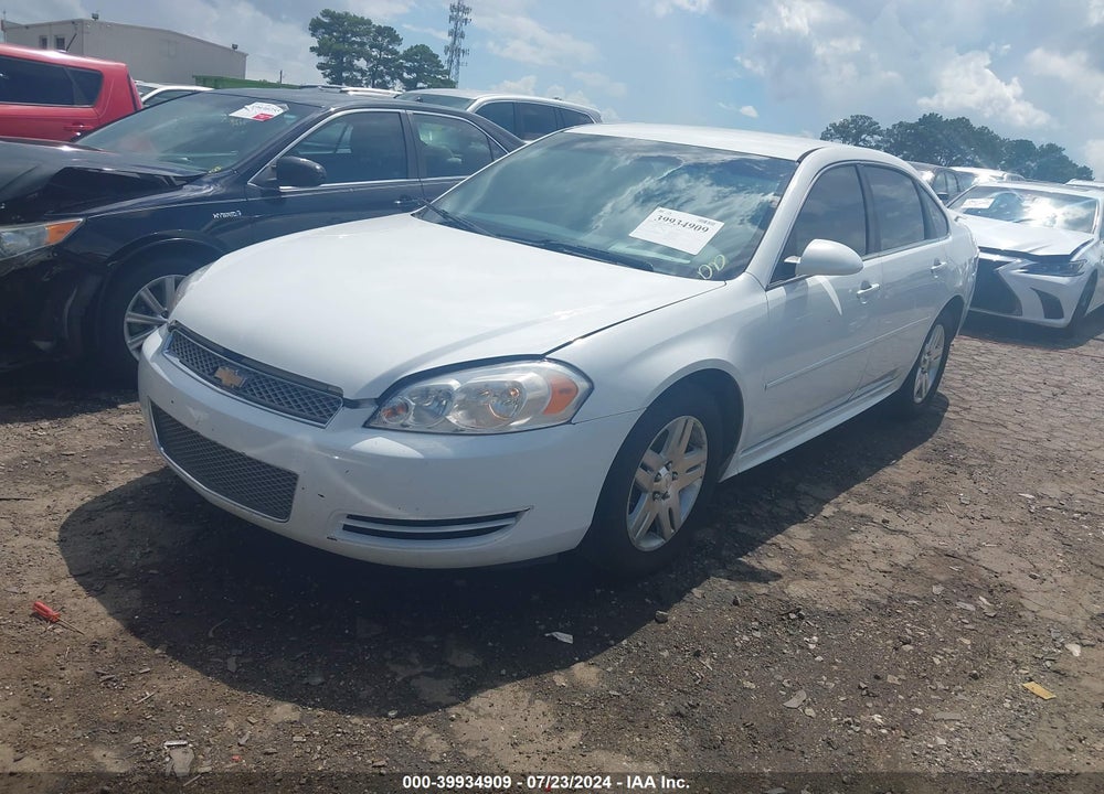 2012 CHEVROLET IMPALA LT VIN: 2G1WG5E33C1185099