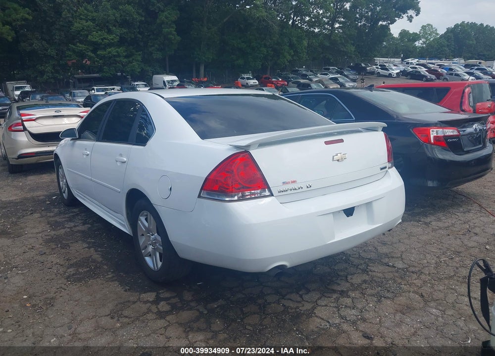 2012 CHEVROLET IMPALA LT VIN: 2G1WG5E33C1185099