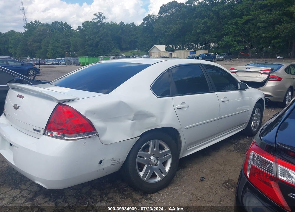 2012 CHEVROLET IMPALA LT VIN: 2G1WG5E33C1185099