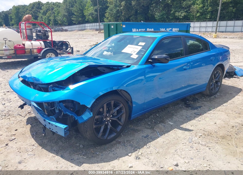 2023 DODGE CHARGER SXT VIN: 2C3CDXBG9PH608274