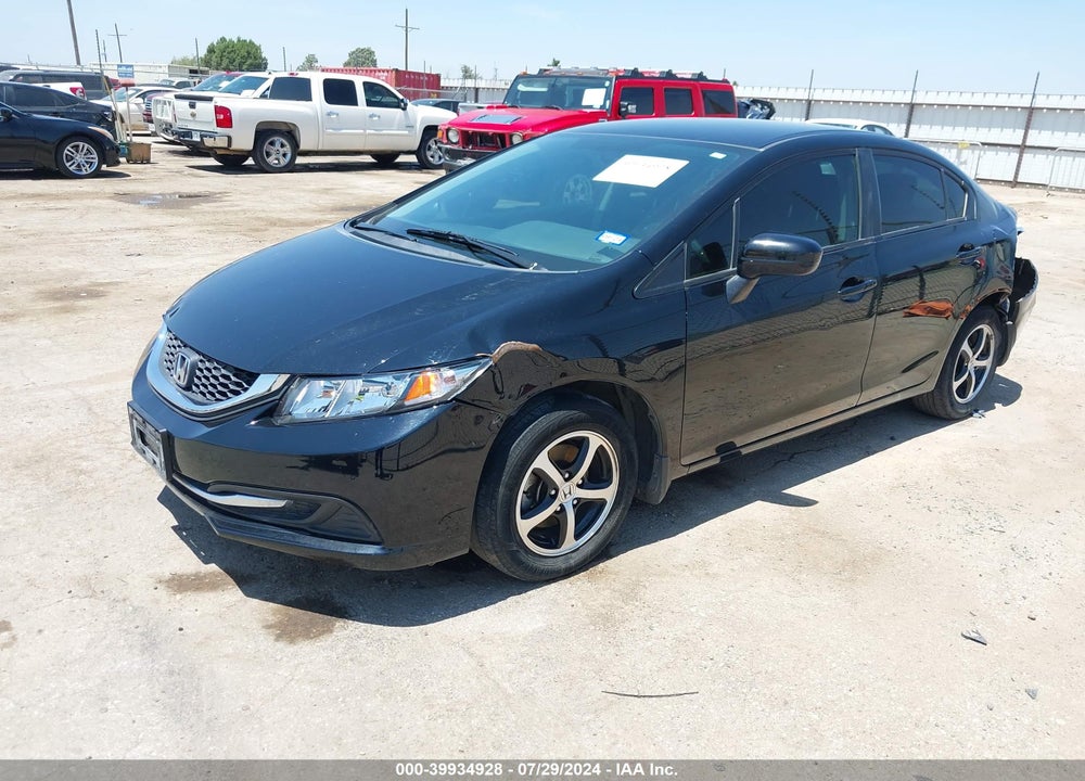 2015 HONDA CIVIC SE VIN: 19XFB2F72FE068353