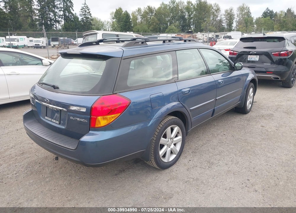 2006 SUBARU OUTBACK 2.5I LIMITED VIN: 4S4BP62C367325347
