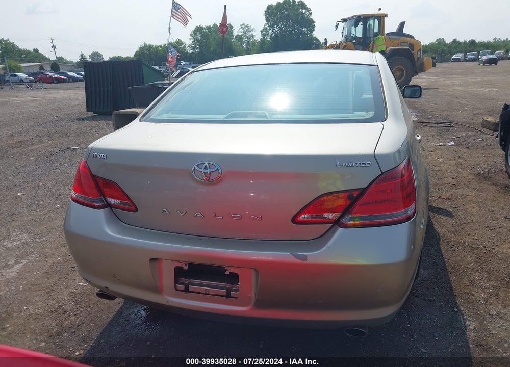 2005 TOYOTA AVALON LIMITED VIN: 4T1BK36B45U049999