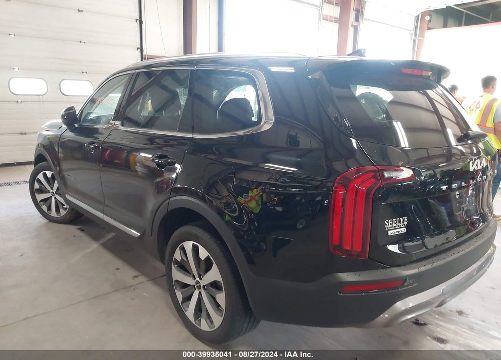2022 KIA TELLURIDE EX VIN: 5XYP3DHCXNG296626