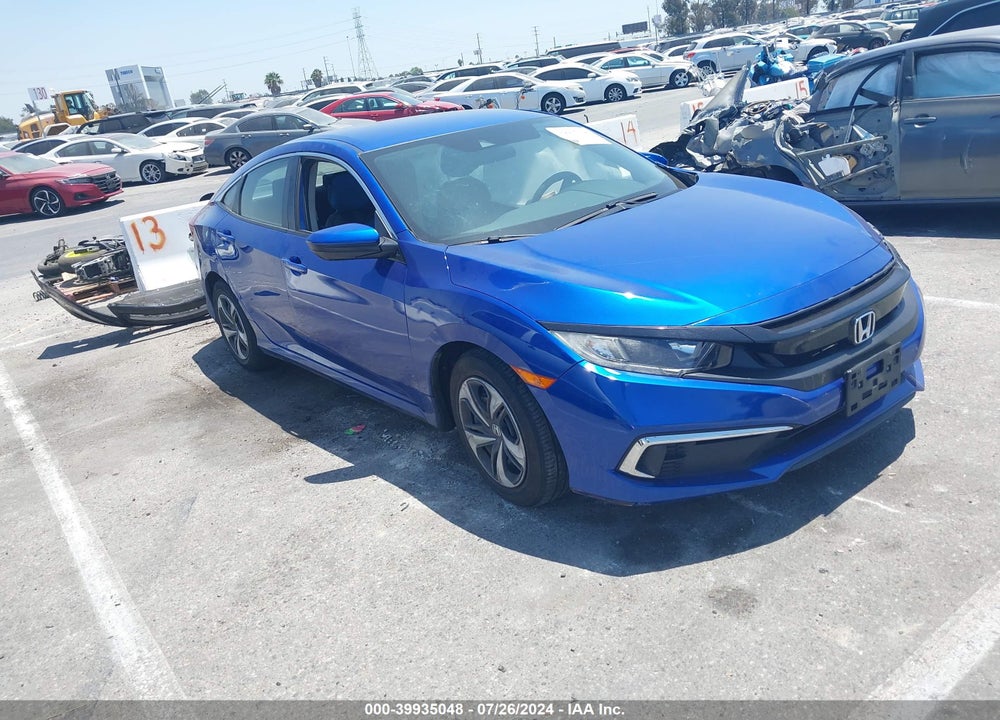2019 HONDA CIVIC LX VIN: 19XFC2F61KE200470