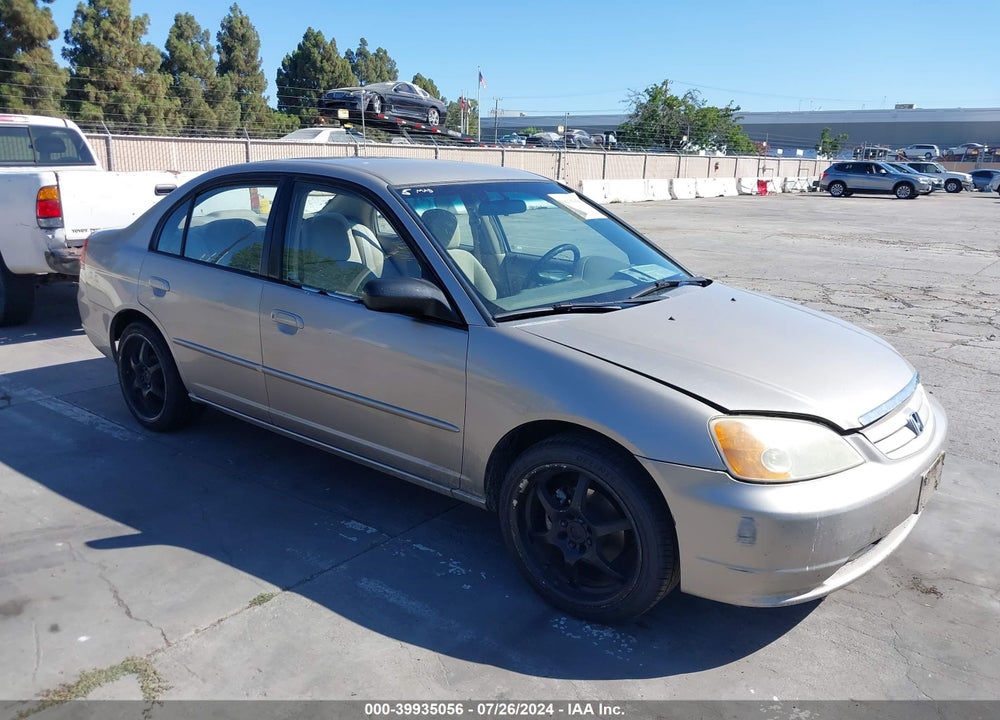 2002 HONDA CIVIC LX VIN: 2HGES16552H573825
