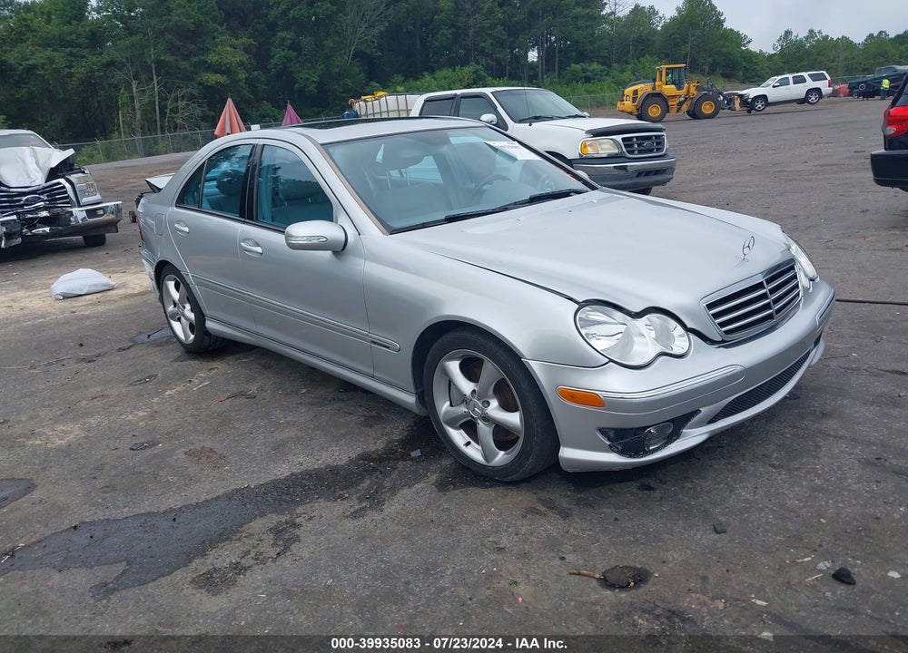 2006 MERCEDES-BENZ C 230 SPORT VIN: WDBRF52H46A910046
