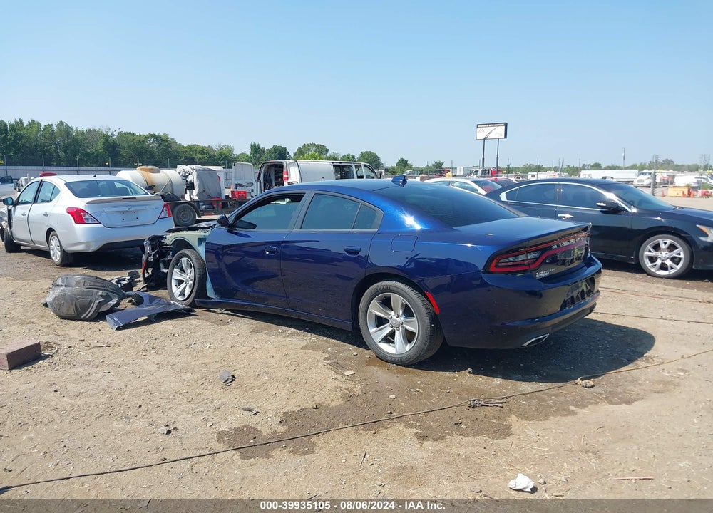 2016 DODGE CHARGER SXT VIN: 2C3CDXHG4GH346400