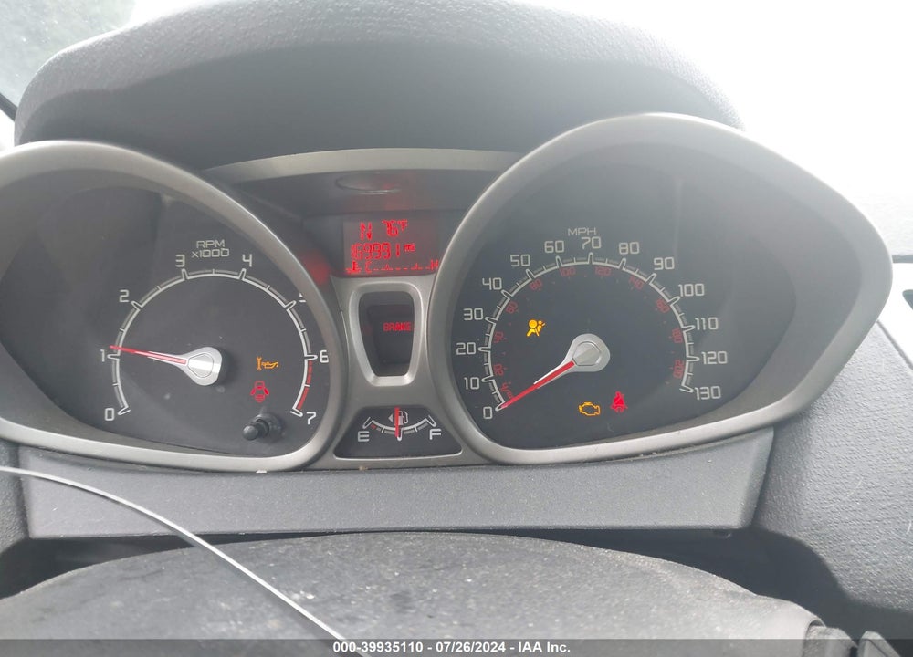 2013 FORD FIESTA SE VIN: 3FADP4BJ4DM171949