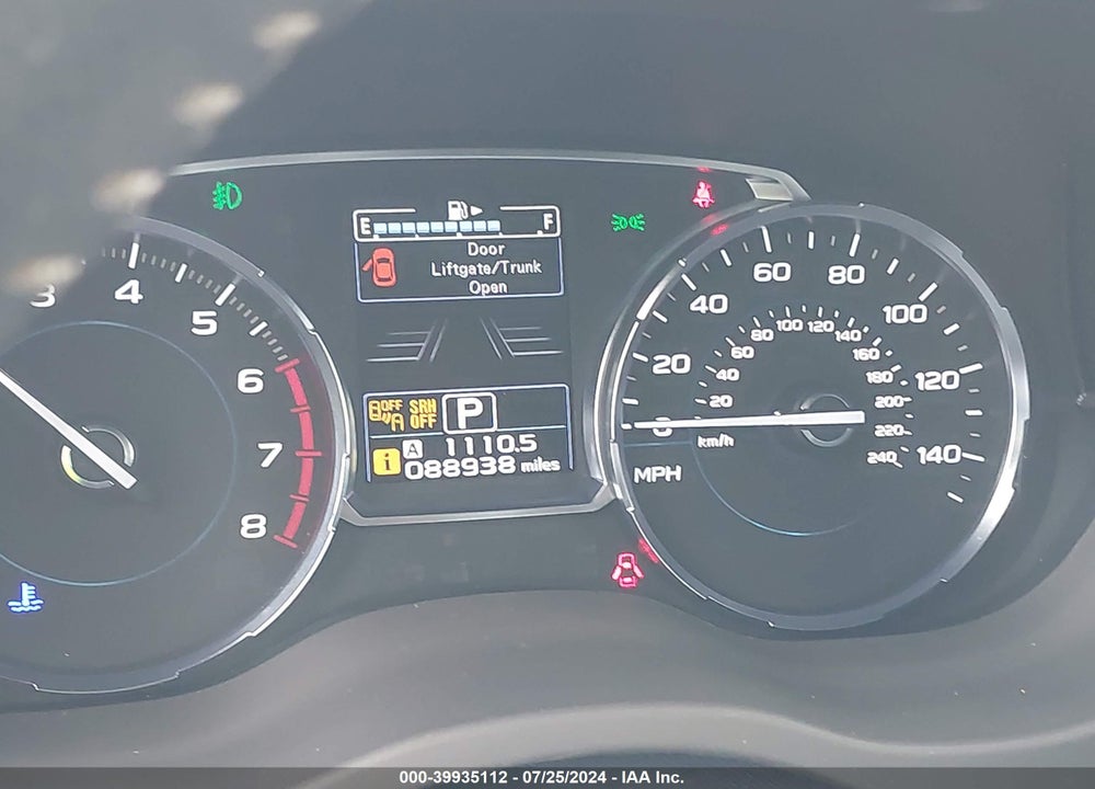 2017 SUBARU FORESTER 2.5I TOURING VIN: JF2SJAWC6HH446035