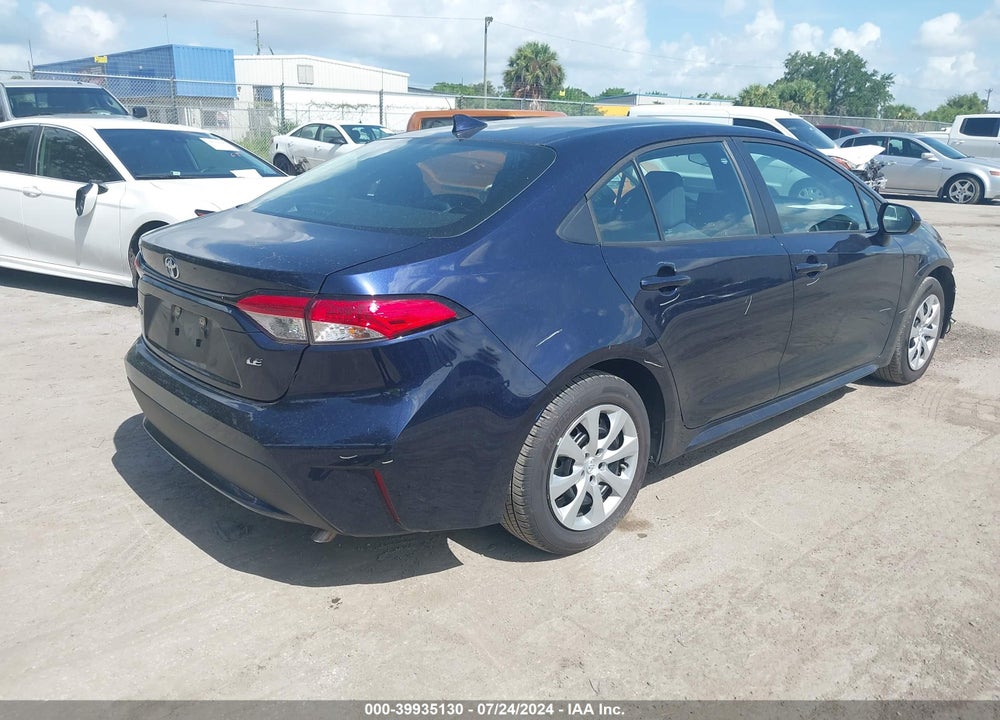 2022 TOYOTA COROLLA LE VIN: 5YFEPMAE1NP321397