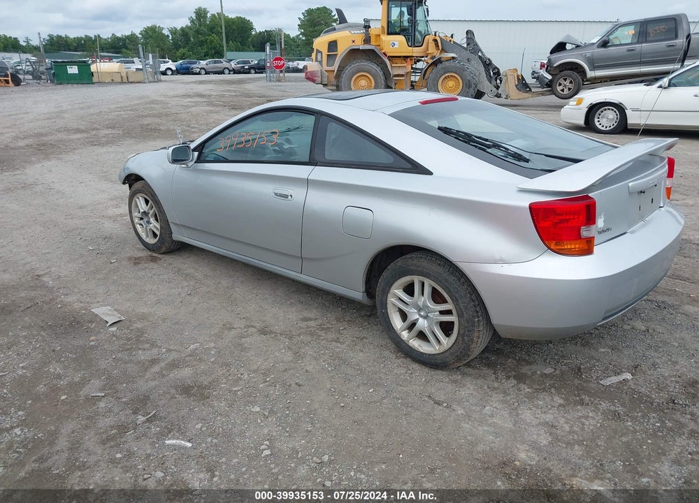 2000 TOYOTA CELICA GT VIN: JTDDR32T4Y0016875