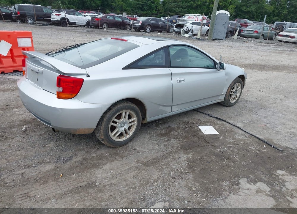 2000 TOYOTA CELICA GT VIN: JTDDR32T4Y0016875