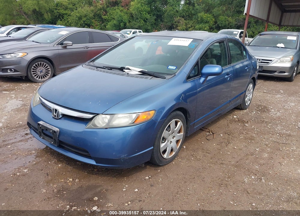 2007 HONDA CIVIC LX VIN: 2HGFA16507H510596