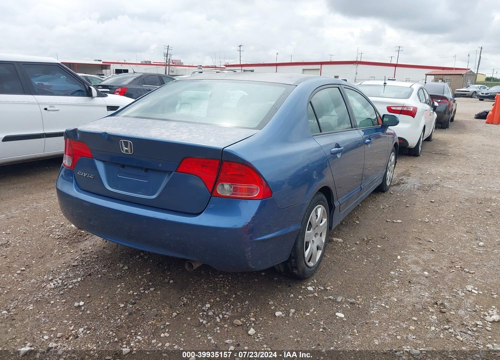 2007 HONDA CIVIC LX VIN: 2HGFA16507H510596