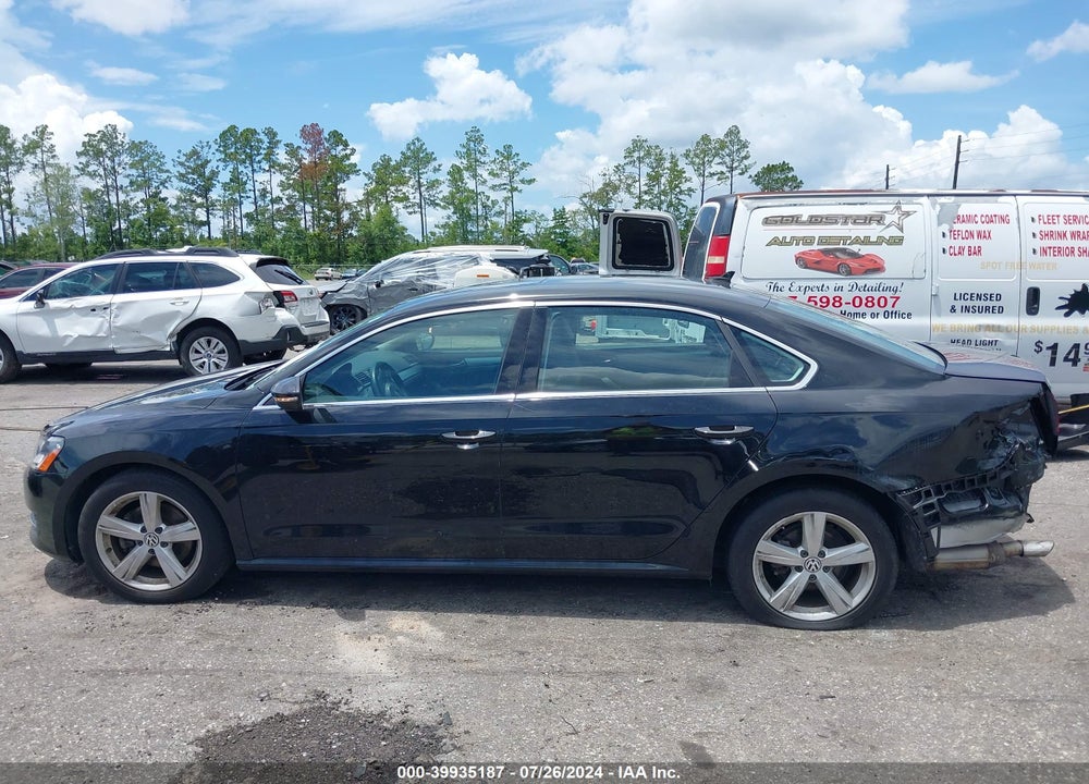 2012 VOLKSWAGEN PASSAT 2.5L SE VIN: 1VWBH7A37CC013041