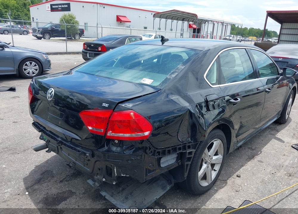 2012 VOLKSWAGEN PASSAT 2.5L SE VIN: 1VWBH7A37CC013041