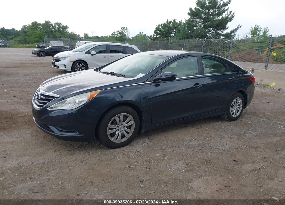 2013 HYUNDAI SONATA GLS VIN: 5NPEB4AC4DH513048