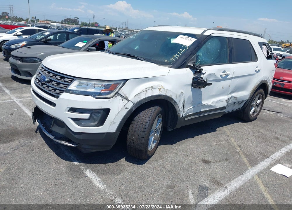 2017 FORD EXPLORER XLT VIN: 1FM5K8D84HGE38629