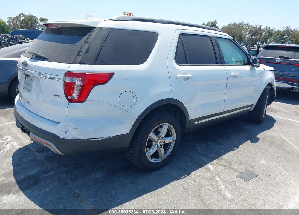 2017 FORD EXPLORER XLT VIN: 1FM5K8D84HGE38629