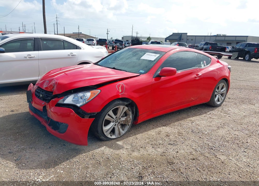 2010 HYUNDAI GENESIS 2.0T PREMIUM VIN: KMHHT6KD8AU015901