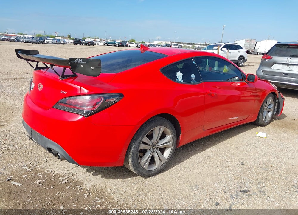 2010 HYUNDAI GENESIS 2.0T PREMIUM VIN: KMHHT6KD8AU015901