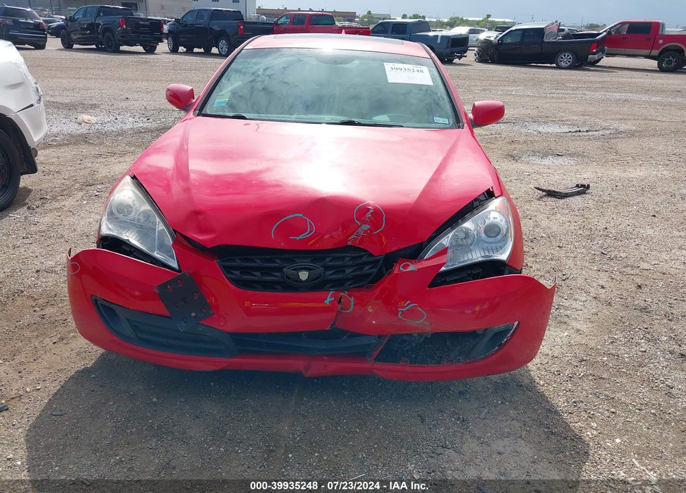 2010 HYUNDAI GENESIS 2.0T PREMIUM VIN: KMHHT6KD8AU015901