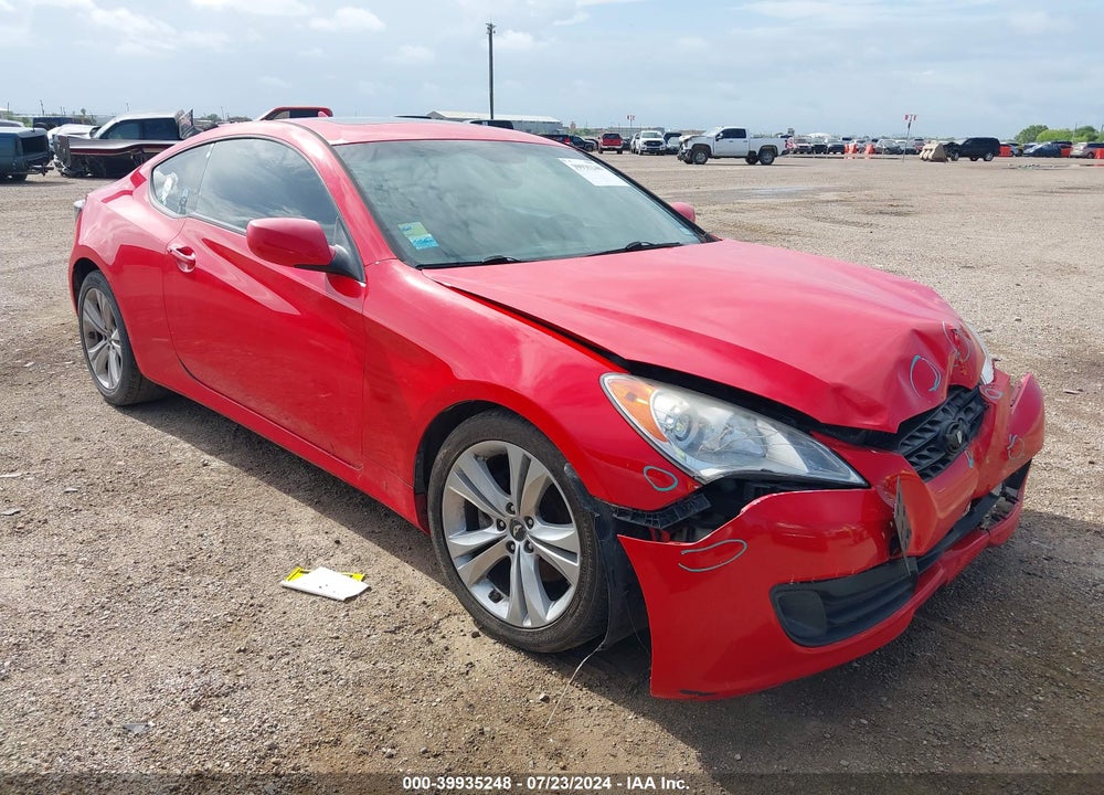 2010 HYUNDAI GENESIS 2.0T PREMIUM VIN: KMHHT6KD8AU015901