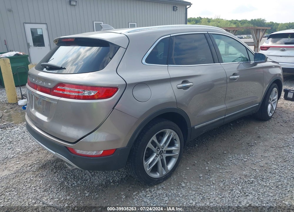 2019 LINCOLN MKC RESERVE VIN: 5LMCJ3D94KUL50899