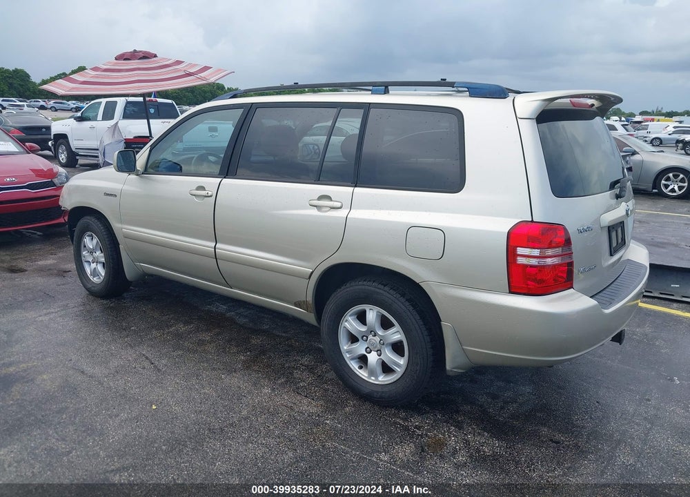 2002 TOYOTA HIGHLANDER LIMITED V6 VIN: JTEHF21A620089205
