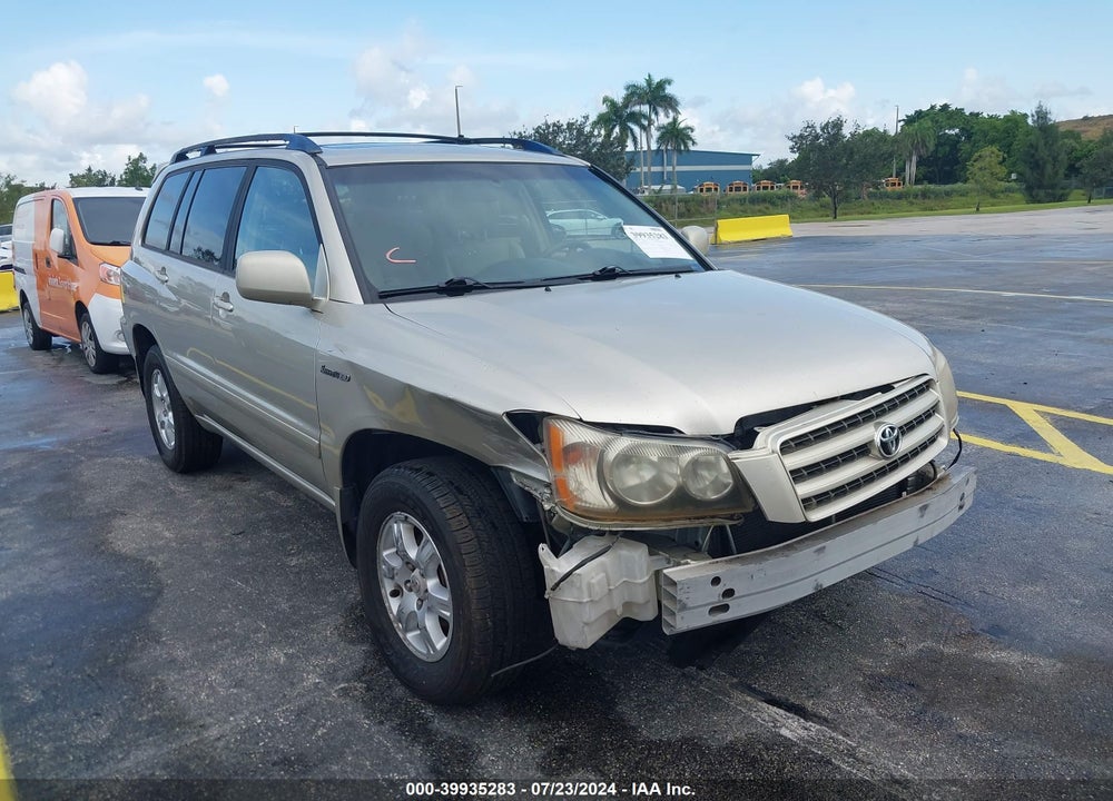 2002 TOYOTA HIGHLANDER LIMITED V6 VIN: JTEHF21A620089205