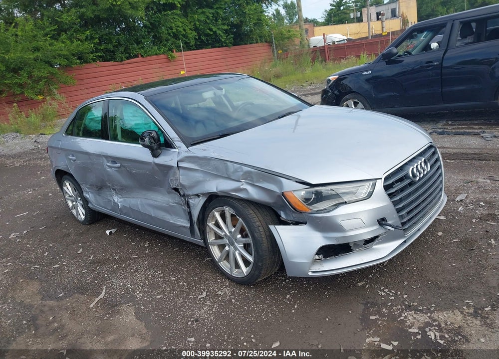 2016 AUDI A3 2.0T PREMIUM VIN: WAUE8GFF1G1034260