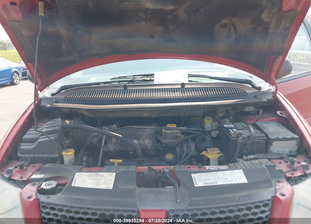 2001 DODGE GRAND CARAVAN EX VIN: 2B8GP74L11R302343