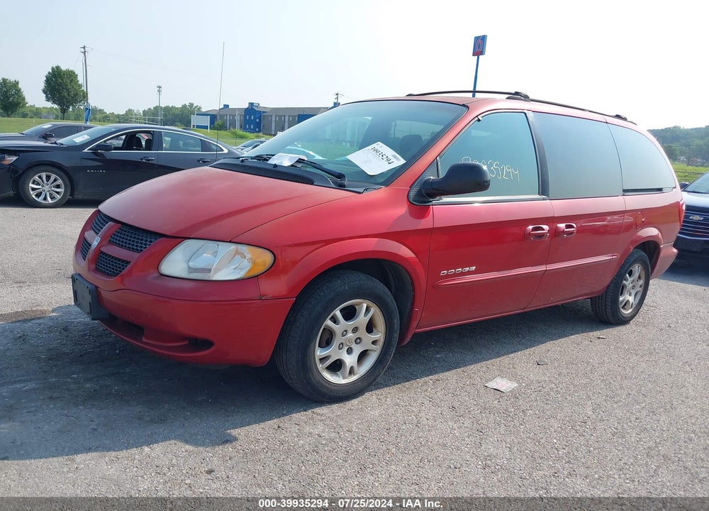 2001 DODGE GRAND CARAVAN EX VIN: 2B8GP74L11R302343