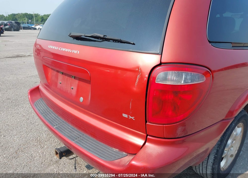 2001 DODGE GRAND CARAVAN EX VIN: 2B8GP74L11R302343
