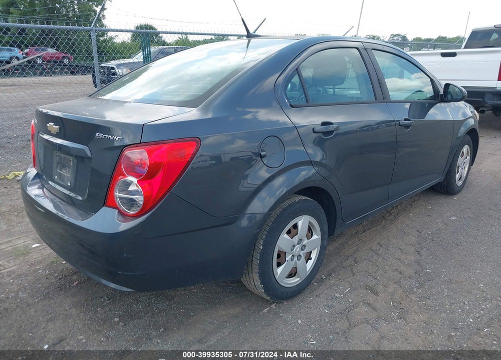 2014 CHEVROLET SONIC LS AUTO VIN: 1G1JA5SH9E4196420