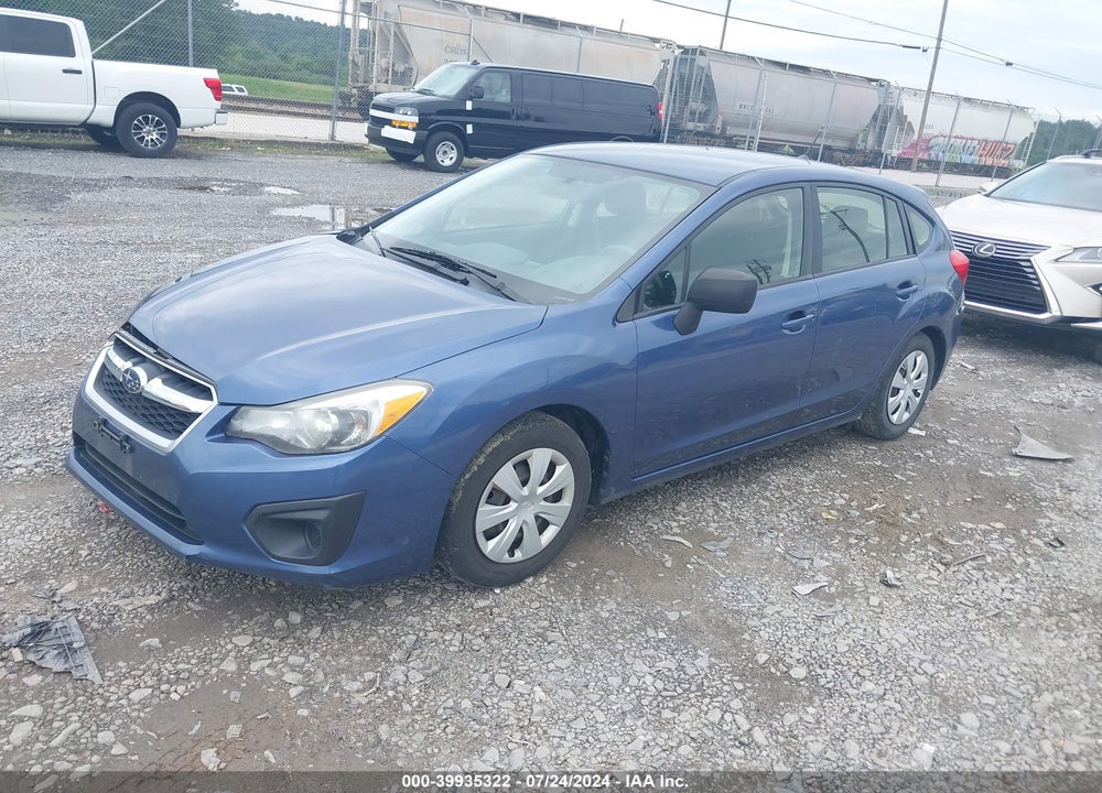 2013 SUBARU IMPREZA 2.0I VIN: JF1GPAA64D2896418