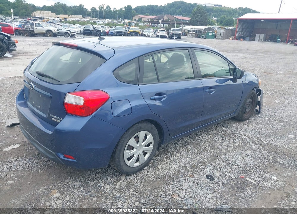 2013 SUBARU IMPREZA 2.0I VIN: JF1GPAA64D2896418