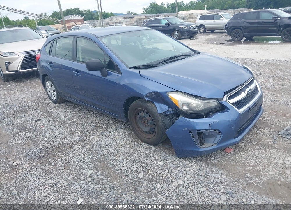 2013 SUBARU IMPREZA 2.0I VIN: JF1GPAA64D2896418