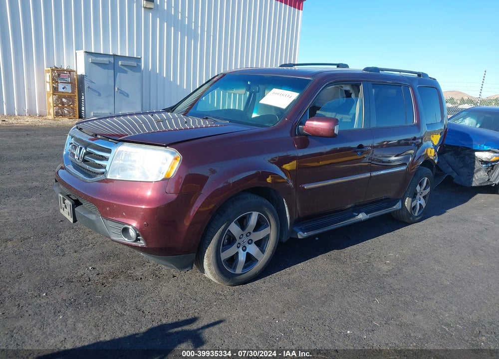 2012 HONDA PILOT TOURING VIN: 5FNYF4H90CB065528
