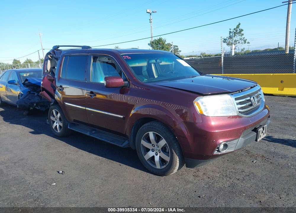 2012 HONDA PILOT TOURING VIN: 5FNYF4H90CB065528