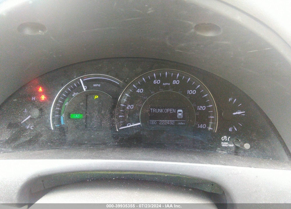 2011 TOYOTA CAMRY HYBRID VIN: 4T1BB3EK9BU137296