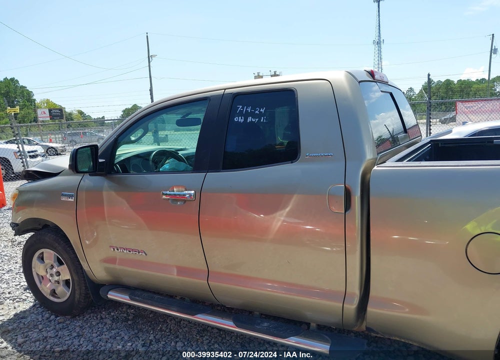 2007 TOYOTA TUNDRA LIMITED 5.7L V8 VIN: 5TBBV58157S484722
