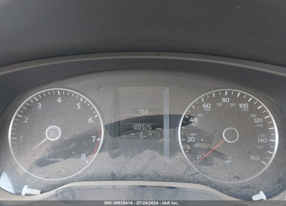 2012 VOLKSWAGEN JETTA 2.5L SE VIN: 3VWDP7AJ3CM426759
