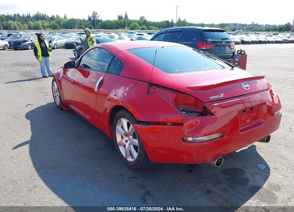 2004 NISSAN 350Z TOURING VIN: JN1AZ34E64M155025