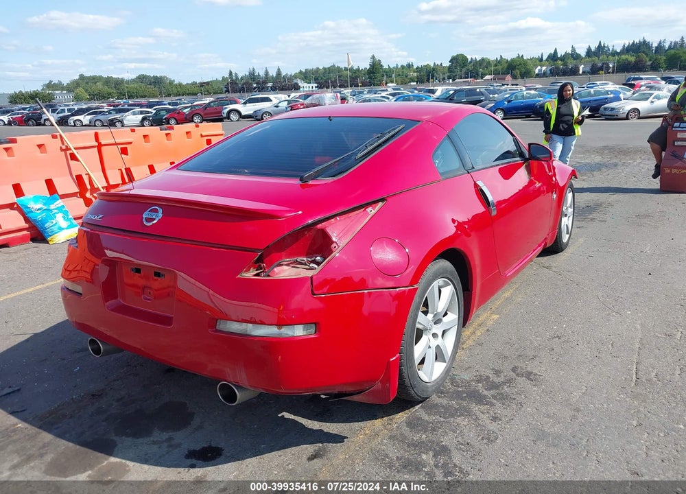 2004 NISSAN 350Z TOURING VIN: JN1AZ34E64M155025