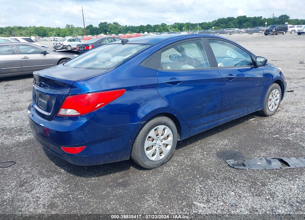2015 HYUNDAI ACCENT GLS VIN: KMHCT4AE7FU801253