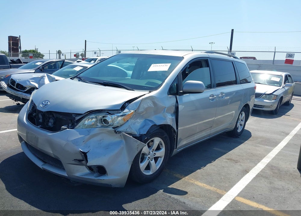 2011 TOYOTA SIENNA LE V6 VIN: 5TDKK3DC2BS056479