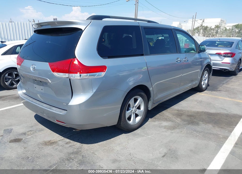 2011 TOYOTA SIENNA LE V6 VIN: 5TDKK3DC2BS056479